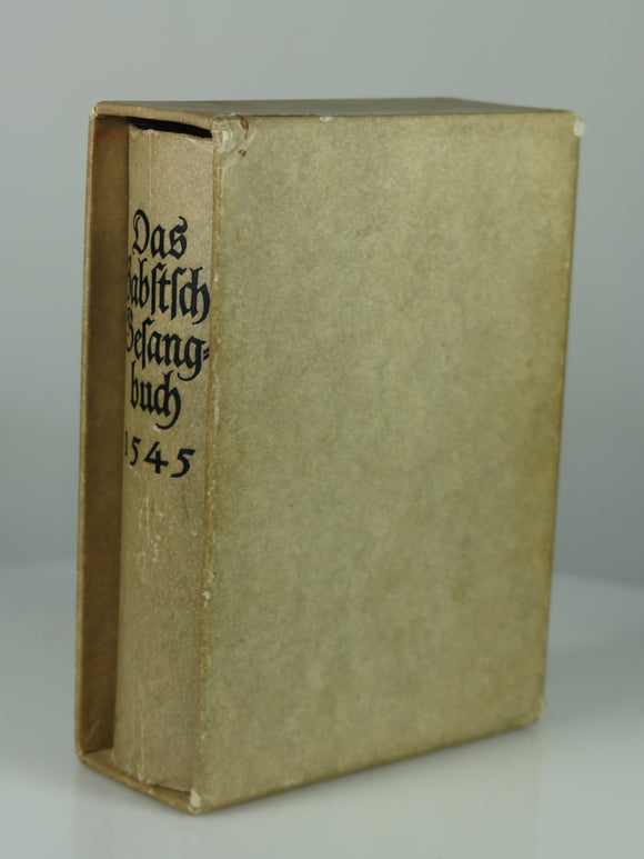 Luther, Martin (Preface); Amlen, Konrad (Ed.) Das Babstsche Gesangbuch von 1545. Kassel: 1966. (Facsimile Edition)