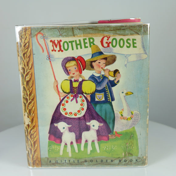 Fraser, Phyllis (Ed.); Elliott, Gertrude (Illustrator). Mother Goose (Little Golden Book #4, 4th Printing)