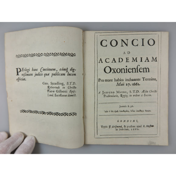 Mayne’s 1662 Sermon for the end of Oxford’s Term