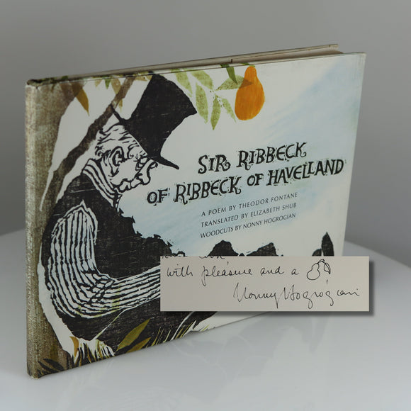 Fontane, Theodor. Sir Ribbeck of Ribbeck of Havelland. First American edition. New York: MacMillan, 1969. Signed by Illustrator.