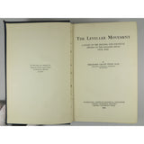 Pease, Theodore Calvin. The Leveller Movement: A Study in the History and Political Theory of the English Civil War. 1916 First Edition.